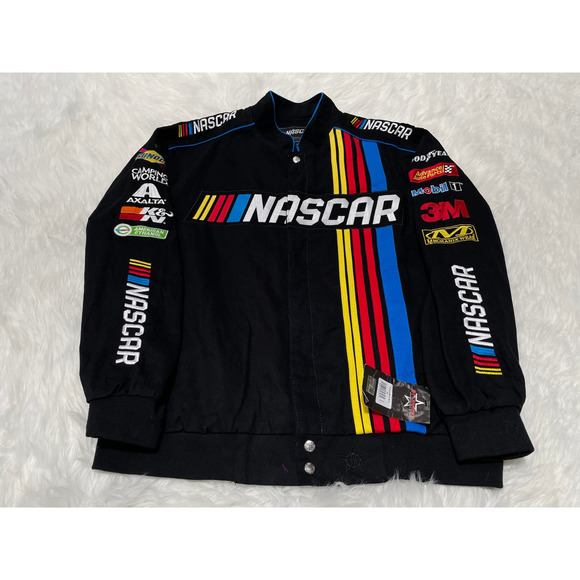 NWT JH Design Nascar Racing Logo Jacket Sz XL - Picture 2 of 5